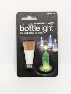 the bottle light is in its packaging