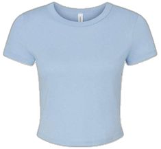 Light Blue Fitted Cotton T-shirt, Fitted Light Blue Cotton T-shirt, Women T Shirts, Baby Tee, Infant Tees, All Fashion, Baby Blue, Bella Canvas, Latest Trends