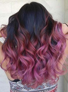 Beach Wavy Hairstyles, Beach Waves Hair, Purple Beach, Colored Hair Tips, Waves Hair, Beach Wave Hair, Coloured Hair, Wavy Hairstyles, Have Inspiration