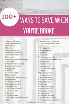 the top ten ways to save when you're broke in your home or business