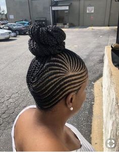 Nigerian Braids Hairstyles, Ghana Weaving Styles, Weaving Styles, Ghana Weaving, Feed In Braids, Braids Ponytail