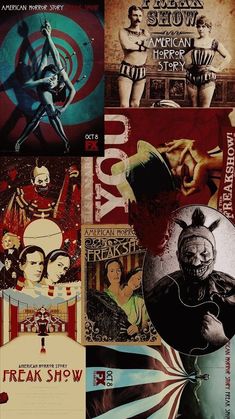 #americanhorrorstory #ahs Random Collage, Scary Wallpaper, Horror Movie Icons, Iconic Wallpaper, Horror Posters, Collage Wallpaper