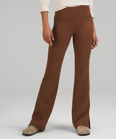 Groove Super-High-Rise Split-Hem Flare Pant *Nulu Online Only | Women's Leggings/Tights | lululemon Lululemon Groove Pant, Lululemon Align Pant, Lululemon Align, Flare Leggings, Lululemon Leggings, Split Hem, Tight Leggings, Hoodie Top, Flare Pants