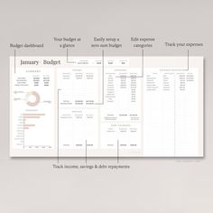 Financial Budget Spreadsheet, Free Monthly Budget Template, Financial Spreadsheet, Financial Planner Template, Personal Budget Spreadsheet, Budget Worksheets Excel, Budget Dashboard, Budget Sheet Template, Spreadsheet Budget Savings Spreadsheet, Spreadsheet Ideas, Financial Planner Template, Expenses Spreadsheet, Budget Worksheets Excel, Google Sheets Templates