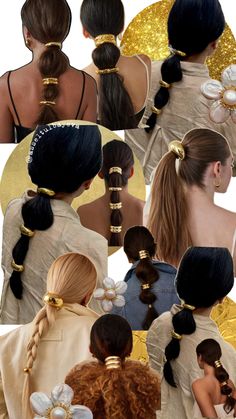 #asseltulbayeva #hairstyles #jewelry #gold #kazakh Hair Cuffs, Hairdo Wedding, Hair Up Styles, Haircuts Straight Hair, Gold Hair, Hair Color Trends, Bad Hair, Hair Art