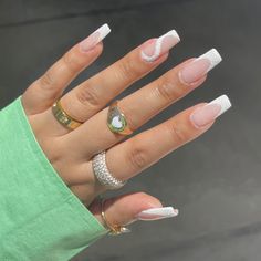 Shop our Influencers' top picks on Amazon Easy Birthday Nails, Pretty Classy Nails, 21st Bday Nails, Marble Acrylic Nails, Gel Nail Tutorial, Nail Art Designs For Beginners, Bday Nails, Hoco Nails, Nails Styles