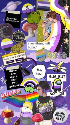 Non-binary wallpaper :D They Them Wallpaper, Nonbinary Wallpaper Iphone, Non-binary Aesthetic, Nonbinary Nail Art, Non Binary Nails, Subtle Non Binary Wallpaper, Queer Wallpapers, Binary Aesthetic