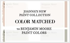 an image of the color matched to benamin more paint colors for furniture and home decor