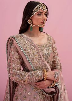 Buy Pink Bridal Dress Pakistani in Lehenga Kameez Style Online – Nameera by Farooq Anarkali Sherwani With Mirror Work For Reception, Traditional Sharara With Dabka Work For Reception, Traditional Dabka Work Sharara For Reception, Traditional Salwar Kameez With Mirror Work For Reception, Dola Silk Lehenga With Dabka For Wedding, Wedding Lehenga In Chinon With Dabka Detailing, Semi-stitched Dabka Lehenga For Reception, Traditional Wedding Sherwani In Chinon, Traditional Chinon Sherwani For Wedding