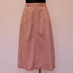 Beautiful and high quality, excellent condition vintage pink cotton canvas skirt in size XXL.  MEASUREMENTS (taken flat): Waist: 44 cm x 2 Length: 73 cm  The skirt is pinned on the figurine.  In case of any questions, please, don't hesitate to contact me. Canvas Skirt, Womens Skirts, Rose Vintage, Line Skirt, Salmon Pink, Slovakia, Pink Cotton, A Line Skirt, Favorite Things Gift