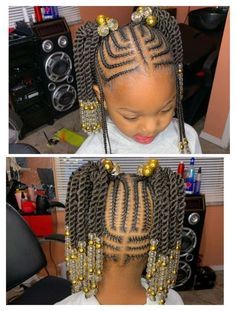 Little Black Girls Braided Hairstyles For Kids Natural, Black Baby Girl Hairstyles Braids, Cornrow Hairstyles For Black Kids, Toddler Hairstyles Girl Braids, Lil Girl Braid Styles, Little Black Girls Hairstyles For Kids, Natural Hairstyles For Black Kids, Baby Braid Styles, Black Girls Hairstyles For Kids