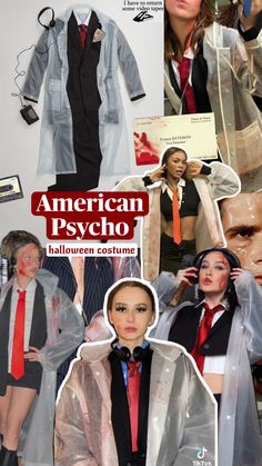 Not Basic Halloween Costumes, Emo Halloween Costumes, Halloween Costumes Solo, Patrick Bateman Costume, Basic Halloween Costumes, Movie Halloween Costumes