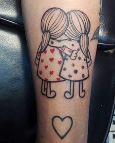 Chris Tattoo, Wrist Tattoos Girls, Small Sister Tattoos, Kids Tattoo, Sister Tattoo Designs, Twin Tattoos, Sisters Tattoo, Cool Wrist Tattoos, Wrist Tattoos For Guys