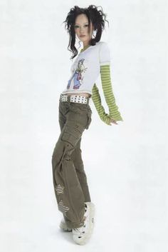 90s Fashion Grunge, 2000s Fashion Outfits, New Rock, Tokyo Fashion, Y2k Outfits, Harajuku Fashion