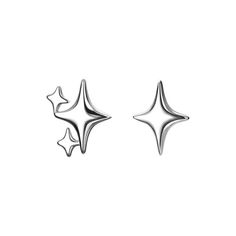 VENTFILLE 925 Stamp Silver Gold Color Star Stud Earrings Women Girl Gift Cute Banquet Asymmetry Jewelry Dropshipping Wholesale - Charlie Dolly Sterling Silver Star Earrings, Silver Star Earrings, Punk Design, Bone Earrings, Wholesale Earrings, Star Stud Earrings, Star Earrings Stud, Trendy Earrings, Colour Star