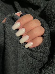 Nails Company - Milky White + pailettes Milky White, Instagram Photos, Photo And Video, Instagram Photo, Nails, White, Instagram