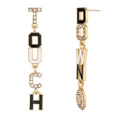 PRICES MAY VARY. 🏈【Product】:Our TOUCHDOWN earrings, the letters T, C, O are embellished with sparkling rhinestones and very delicate footballs. Get your rugby party hooked. 🏈【Design Concept】: Let's shout "TOUCHDOWN" for football games all the time. An earring full of football spirit that can be shared with your sports lovers. 🏈【Update Design】：Made of alloy ear hooks, these football earrings are lightweight, non-fading and hypoallergenic for long-lasting wear. 🏈【Great Gift Idea】 : Our footbal Rugby Party, Football Team Gifts, Football Spirit, Football Earrings, Sports Lover, Team Gifts, Football Mom, Earring Jewelry, Ear Hook