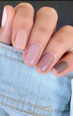 Nail Trends Short Nails, Cute Nails Matte, Natural Manicure Ideas, Valentine Nails Short, Pink Nails Natural, Nail Trends Short, Short Nails Aesthetic, Short Nail Art Ideas, Nails February