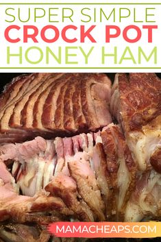 the recipe for crock pot honey ham