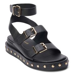 Matisse Nina Sandal  Footbed sandal with buckle and studded detail.       Suede upper     Manmade sole     2 in / 5.1 cm heel height     1 in / 2.54 cm platform height     Leather lining     Padded insole     Buckle closure     Black, Fawn     5-11 Medium Black Open Toe T-strap Sandals With Cushioned Footbed, Black T-strap Sandals With Leather Sole And Open Toe, Black T-strap Sandals With Buckle Closure For Spring, Black Adjustable T-strap Sandals With Buckle Closure, Fashion Shoes Sandals, Black Synthetic T-strap Sandals With Buckle Closure, Footbed Sandals, Suede Sandals, Black Suede