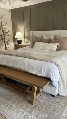 home ideas Decor Ideas Bedroom, Creative Bedroom, Neutral Bedroom, Master Bedrooms Decor, Remodel Bedroom, Home Design Decor, Room Inspiration Bedroom, Dream Bedroom, Design Case