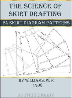 the science of shirt drafting book with diagrams and instructions on how to sew it