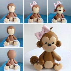 there are many images of a monkey cake