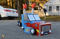 a homemade car made to look like a truck