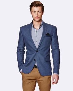 Outfit Boda, Mens Fashion Summer Outfits, Suits Men Business, Look Formal, Tan Pants, Traje Casual, Elegante Casual