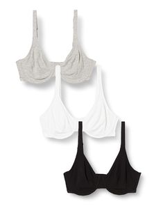 PRICES MAY VARY. Unlined Underwire 3 Pack Full coverage Rear hook-and-eye Everyday Happy, Cheap Perfume, Bra Brands, Comfortable Bras, Heather White, The Fruit, Natural Shapes, Natural Look, Everyday Wardrobe