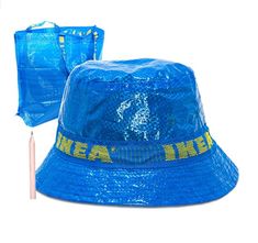 IKEA Bucket Hat with Bag and Pencil Set Fashion Street Wear Blue Description: polypropylene Imported IKEA BUCKET HAT: Made from the iconic waterproof blue tarp, with a soft yellow lining inside for a comfortable fit. BAG: Ikea bags are useful for everything! Use it at the grocery store, beach, picnic, camping, and more! Matching the hat perfectly! Bag Volume: 10 Gallons. Iconic Color Pencil: Perfect accessory to write notes, ideas, measurements, keep score and much more. You will get any random Ikea Bucket Hat, Bag Ikea, Fashion Street Wear, Olga Kurylenko, Soft Yellow, Fashion Street, Fancy Dress, Grocery Store, Streetwear Fashion