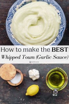 how to make the best whipped cream garlic sauce