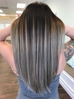 Balayage Straight Hair, Ash Blonde Hair, Brown Blonde Hair, Ombre Hair Color, Auburn Hair, Hair Color Balayage, Hair Painting, Modern Salon