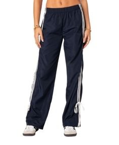 Edikted Remy Ribbon Track Pants Track Pants Women, Track Pants, Pick Up, In Store, Buy Online, Pants For Women, Track, Ribbon, Navy