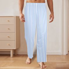 Men's Pajama Pants Trousers with or without Pockets - Type: 100% Polyester, for Men, One Piece.        - 11.75 Oz. Constructed with 100% soft polyester, skin-friendly and breathable. - select with or without pockets. - The elastic waistband for a comfortable fit. - Suitable for home wear, lounge set, sleepwear set, nightwear, etc. - Size: S, M, L, XL, 2XL. Please calculate your size from the measurement chart below. - Garment care: hand wash with cold water. Do not use bleach. Do not tumble dry. White Cotton Home Bottoms, Cotton Long Pants For Home, Men Pajamas, Pajamas Pants, Mens Pajama Pants, Adult Pajamas, Couples Matching, Boring Clothes, Sleepwear Sets