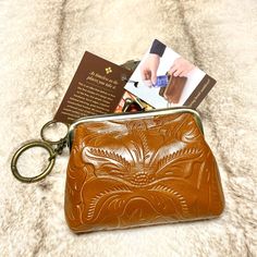 Approximately:4” W X 5.25” L B6 Floral Clutches, Leather Floral, Wristlet Clutch, Wristlet Wallet, Leather Wristlet, Leather Tooling, Hand Sanitizer, Leather Clutch, Wristlets