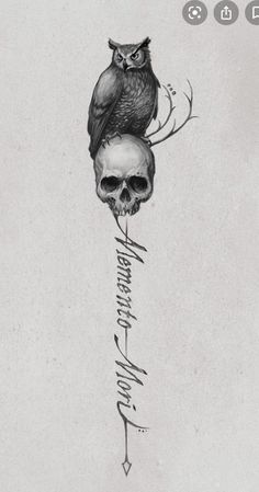 Momento Mori Tattoo, Tattoo With Meaning, Memento Mori Tattoo, Totem Tattoo, Greek Mythology Tattoos, Mythology Tattoos, Greek Tattoos, Tattoo Style Drawings, Dark Art Tattoo