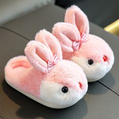 Shipping: Worldwide Express Shipping AvailableDelivery time: 7-15Days Fast ShippingReturns: Fast refund, 100% Money Back Guarantee. Indoor Shoes, Home Slippers, Kids Slippers, Warm Slippers, Rabbit Cartoon, Baby Slippers, Kids Slide, Slippers For Girls