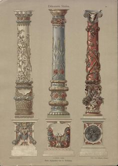 four different types of decorative vases on display