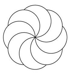 an image of a black and white spiral