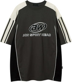 Speedway Racing, Alt Clothes, Letter Print Tee, Aesthetic Streetwear, Streetwear Tops, Vintage Casual, T Shirt Oversized