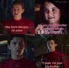 the amazing spider - man and his girl friend are in this scene from the movie