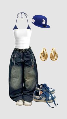 Looks Hip Hop, Street Style Outfits Casual, Trashy Outfits, Outfit Inspo Casual, Trendy Outfits For Teens, Simple Trendy Outfits, Cute Everyday Outfits, Cute Simple Outfits