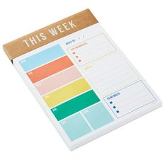 this week planner sticker on a white background