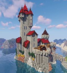 Minecraft Castle Tower, Minecraft Medieval Village, Castle Minecraft, Minecraft Kingdom, Minecraft Mansion