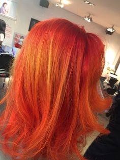 Orange Ombre Hair, Ginger Hair Color, Orange Ombre, Colored Hair, Orange Hair, Ginger Hair, Ombre Hair, Redheads, Red Hair