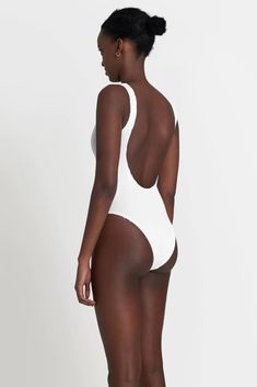 The Mara One Piece Eco in Optic White is a classic swim staple and a must add to your collection. Designed for a flattering fit no matter what gorgeous curves you have 55% Recycled Polyamide : 33% Polyamide : 12% Elastane One size Plunge neckline one piece with low, scoop back Twin needle finish - stays in place where you put it Wide shoulder straps for support Can be worn cheeky to mid Can be worn high or low on the hip Stretches over small to large bust sizes Images courtesy of Bond-eye White Seamless Swimwear, White Seamless Beachwear Swimwear, White Seamless Swimwear For Beachwear, Elegant Seamless Swimwear, Classic Seamless Swimwear For Summer, Elegant Swimwear With Seamless Construction, Classic Summer Swimwear For Poolside, Classic Seamless Swimwear For Beach, Elegant Seamless Swimwear For Poolside