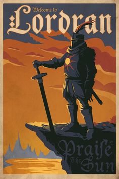 Dark Souls Solaire of Astora - 24x36 Print - Travel Poster.: Dark Souls Solaire, Sif Dark Souls, Dark Souls Wallpaper, Demon's Souls, Dark Souls 2, Praise The Sun, Soul Game, Demon Souls, Souls Art