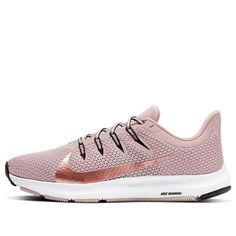 (WMNS) Nike Quest 2 'Stone Mauve' CI3803-200 (SNKR/Low Top/Women's) Running Nike, Pink Running Shoes, Nike Metcon, Running Trainers, Womens Training Shoes, Shoe Nike, Sports Fashion, Nike Sports, Running Shoes Nike