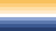 an orange, yellow and blue striped background